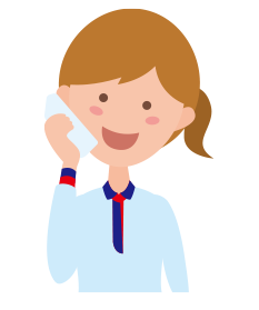 お客様担当者よりご連絡