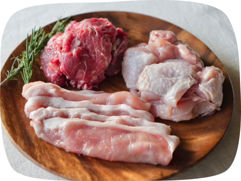 国産肉を厳選し食卓に安心をお届け