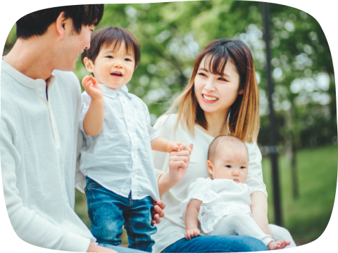 子育て中のパパママ